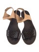 Brunello Cucinelli Leather Slingback Sandals
