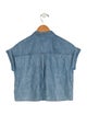 Brunello Cucinelli Girls' Denim Top