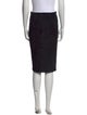 Brunello Cucinelli Leather Knee-Length Skirt