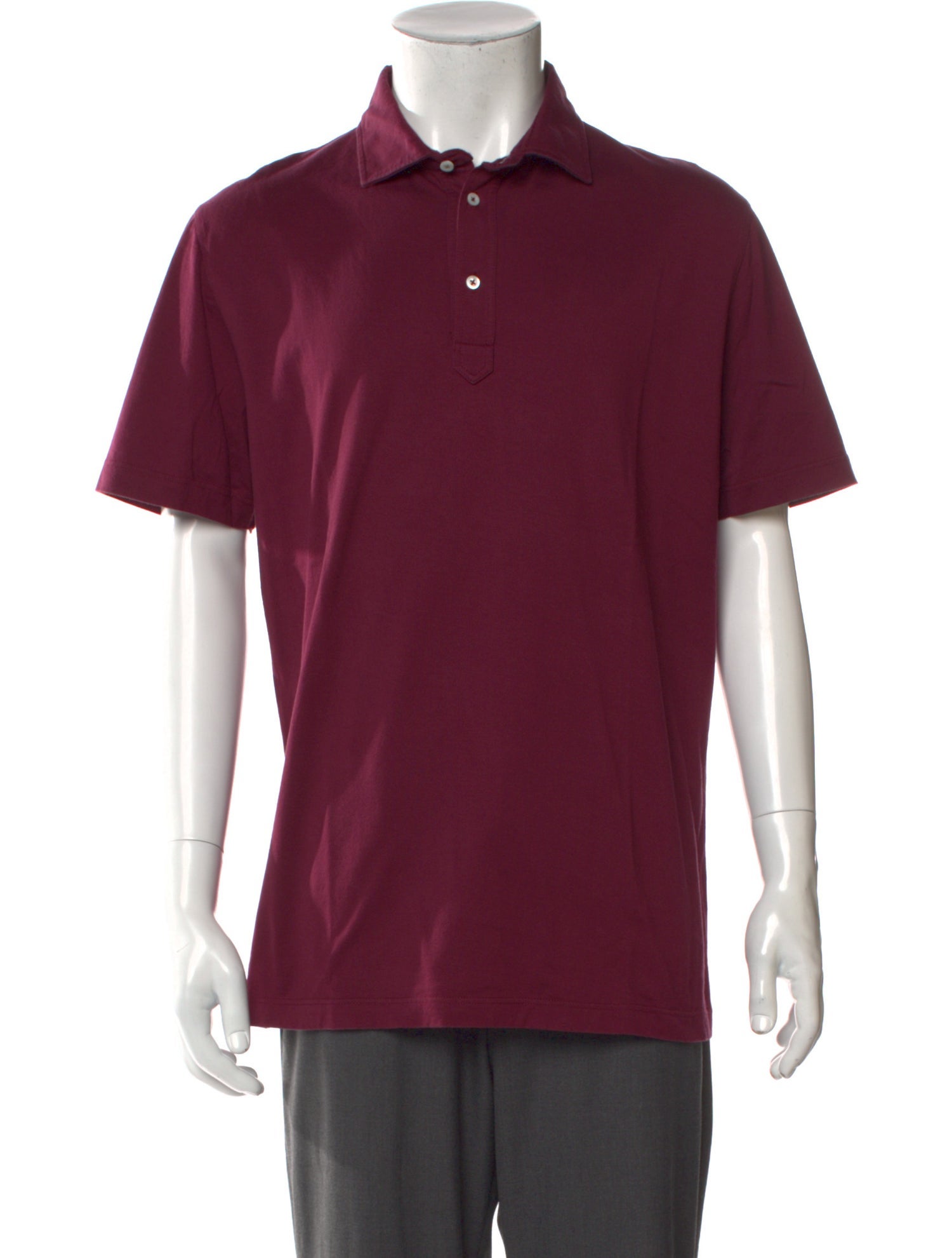 Brunello Cucinelli Collar Short Sleeve Polo Shirt