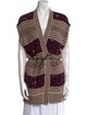 Brunello Cucinelli Striped V-Neck Sweater