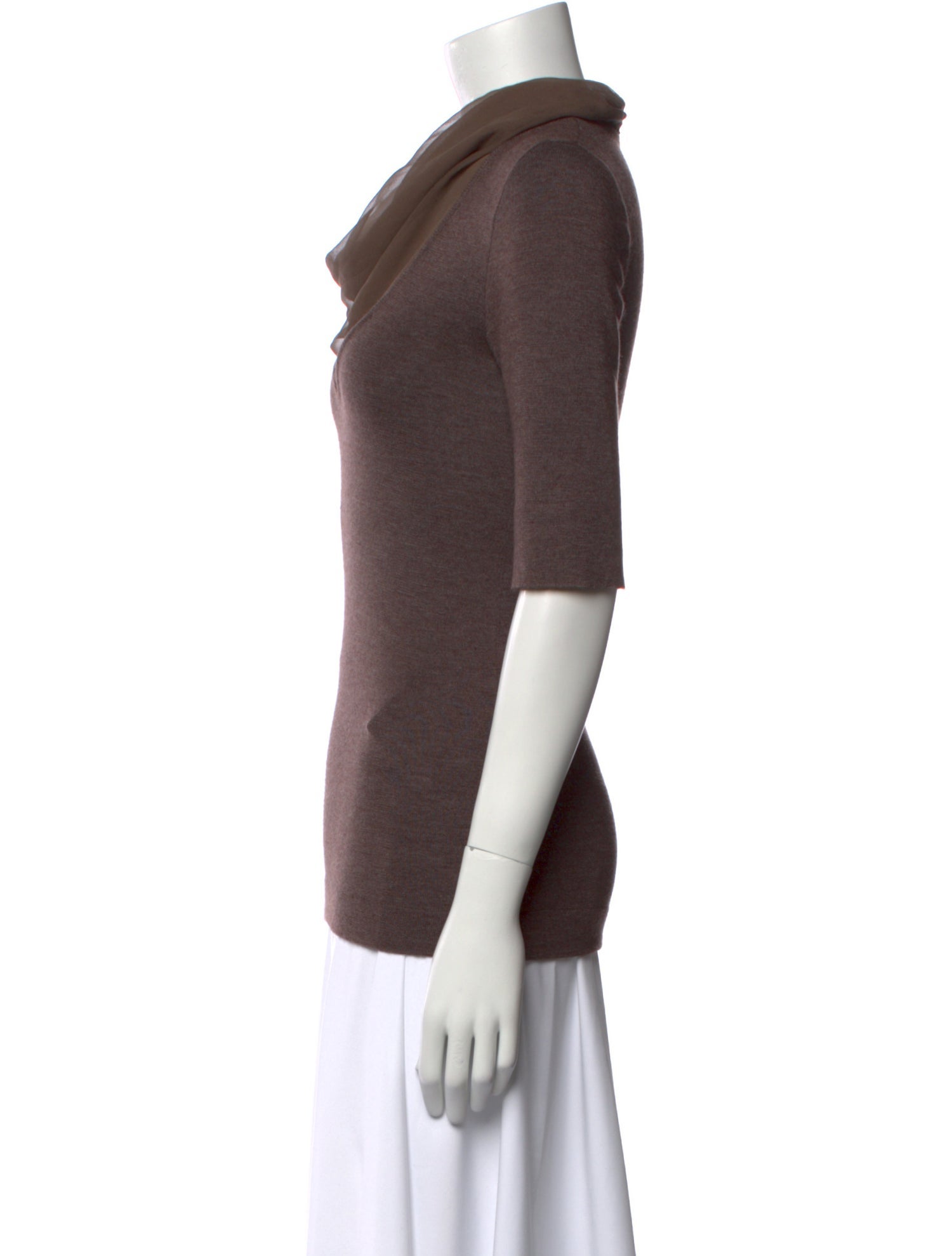 Brunello Cucinelli Cashmere Cowl Neck Sweater