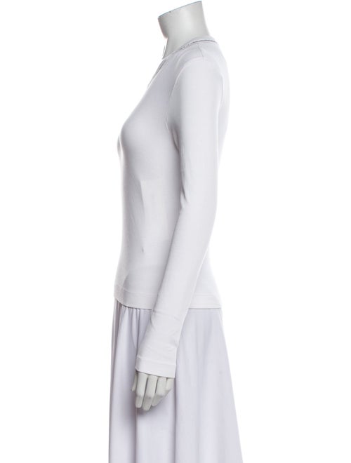 Brunello Cucinelli V-Neck Long Sleeve Top