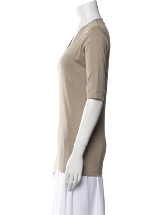 Brunello Cucinelli V-Neck Short Sleeve Polo