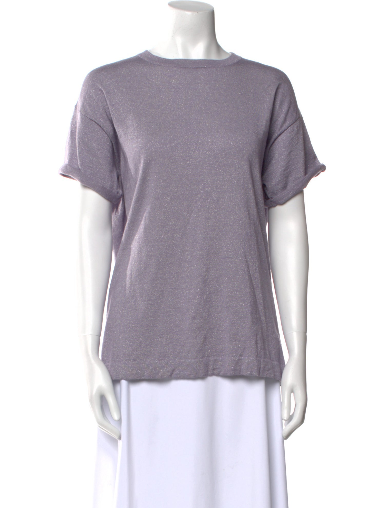 Brunello Cucinelli Bateau Neckline Short Sleeve T-Shirt