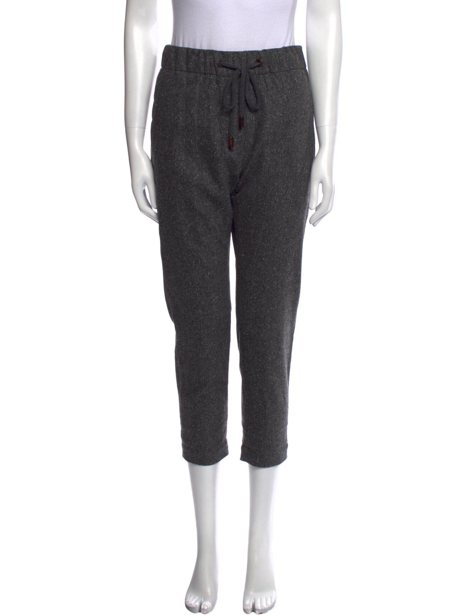 Brunello Cucinelli Virgin Wool Straight Leg Pants