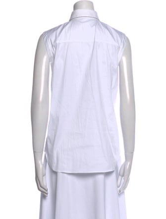 Brunello Cucinelli Sleeveless Button-Up Top