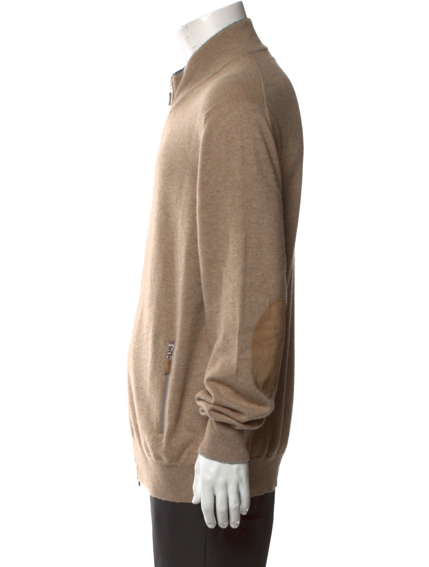 Brunello Cucinelli Cashmere Mock Neck Cardigan
