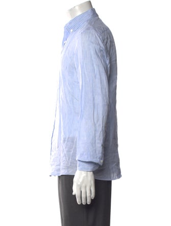 Brunello Cucinelli Linen Striped Shirt