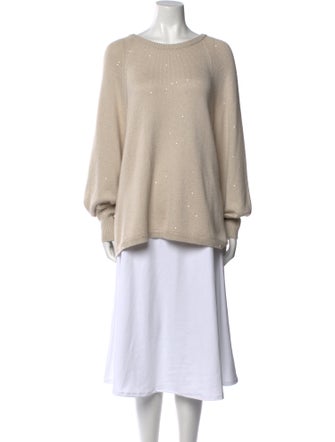 Brunello Cucinelli Cashmere Scoop Neck Sweater