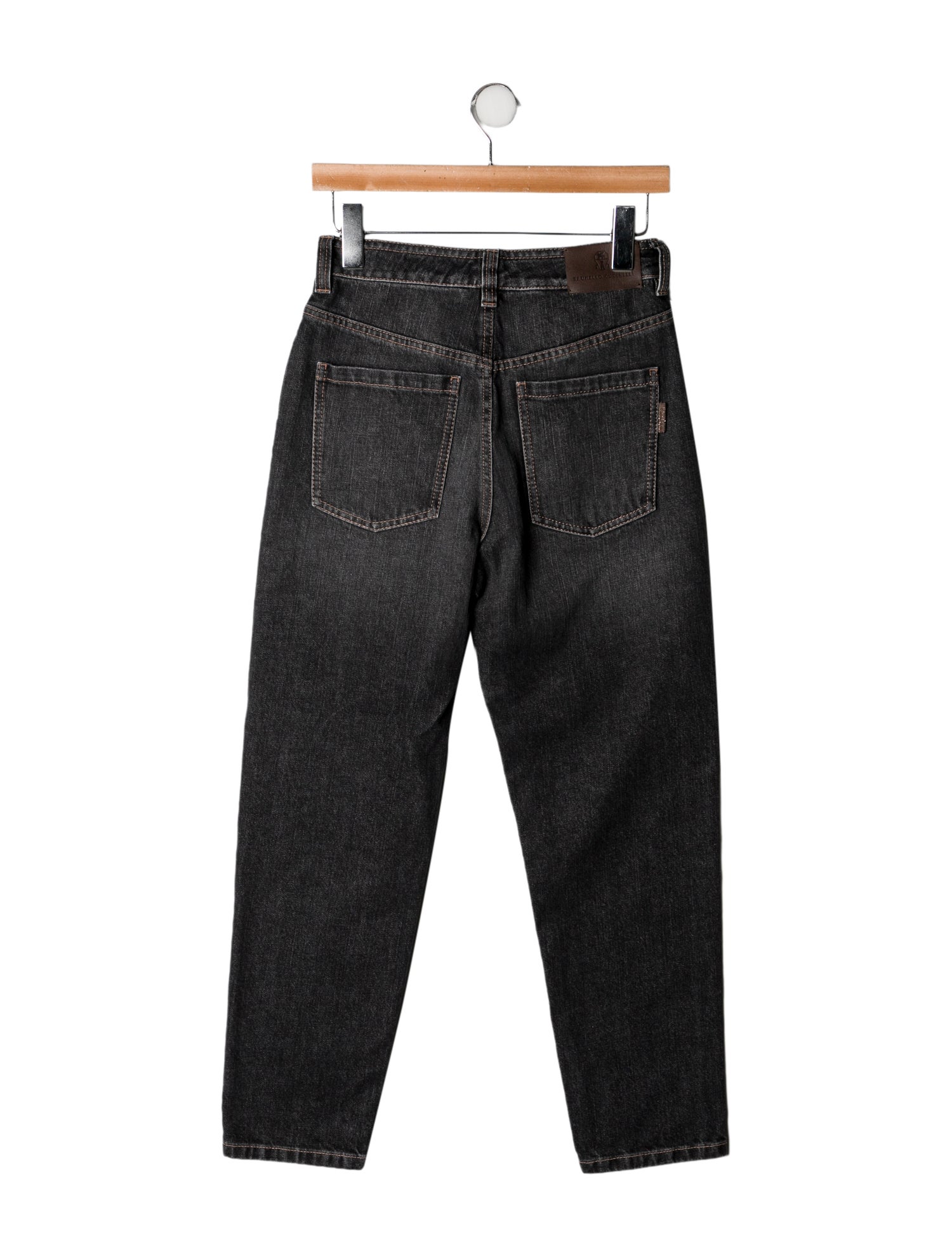 Brunello Cucinelli Mid-Rise Straight Leg Jeans