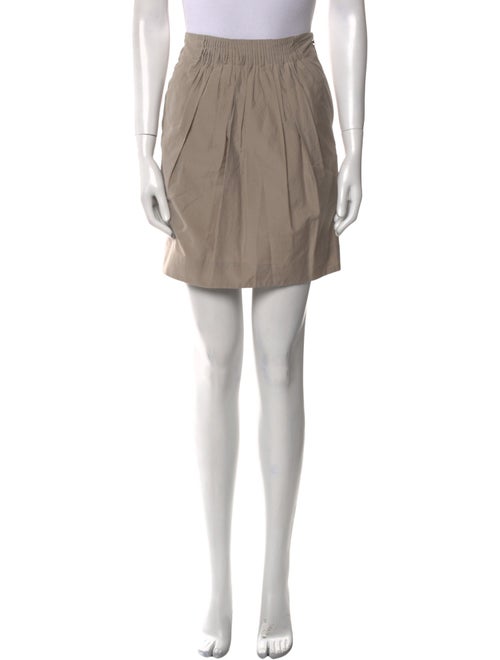 Brunello Cucinelli Pleated Accents Mini Skirt
