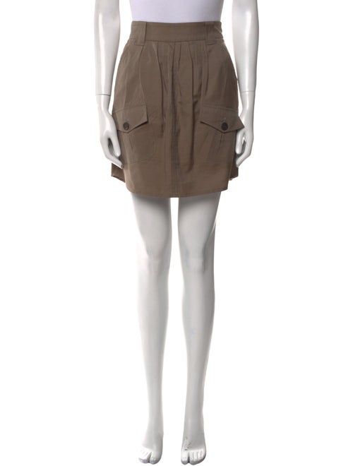 Brunello Cucinelli Pleated Accents Mini Skirt