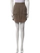 Brunello Cucinelli Pleated Accents Mini Skirt