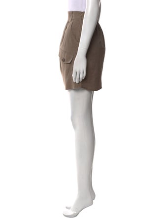 Brunello Cucinelli Pleated Accents Mini Skirt