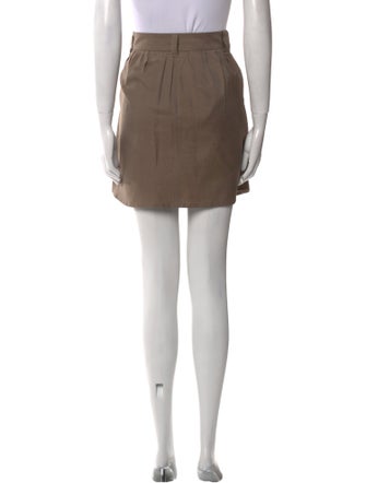Brunello Cucinelli Pleated Accents Mini Skirt