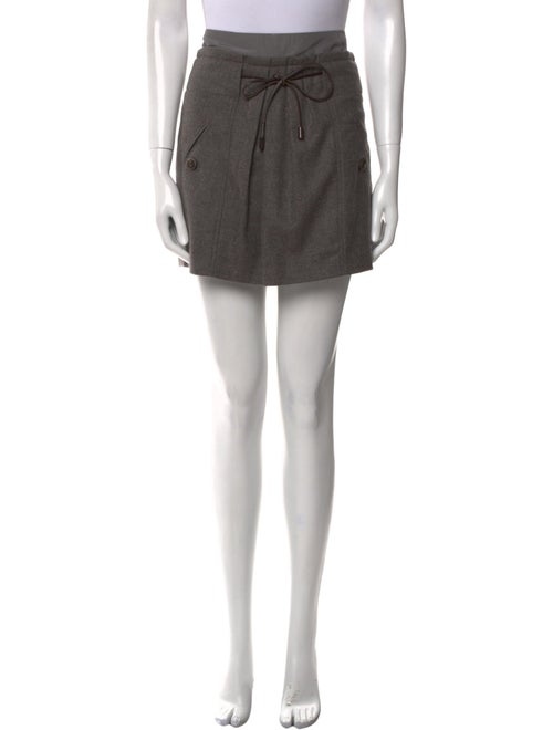 Brunello Cucinelli Virgin Wool Mini Skirt