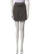 Brunello Cucinelli Virgin Wool Mini Skirt