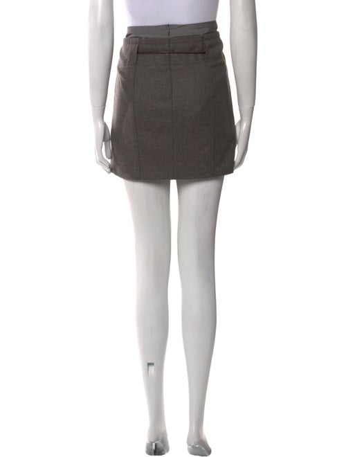 Brunello Cucinelli Virgin Wool Mini Skirt