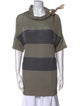 Brunello Cucinelli Linen Striped Sweater