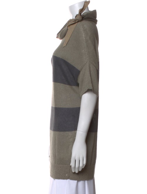 Brunello Cucinelli Linen Striped Sweater