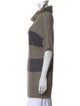 Brunello Cucinelli Linen Striped Sweater