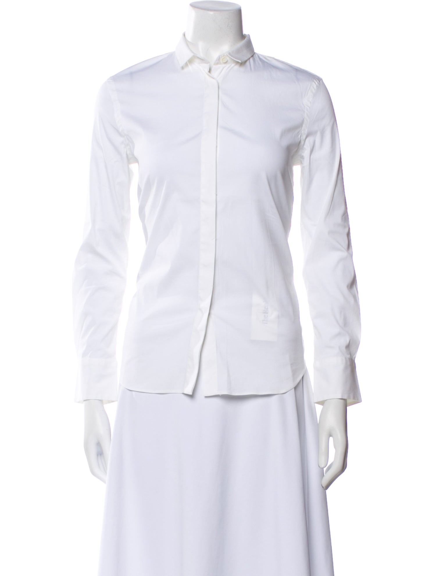Brunello Cucinelli Long Sleeve Button-Up Top