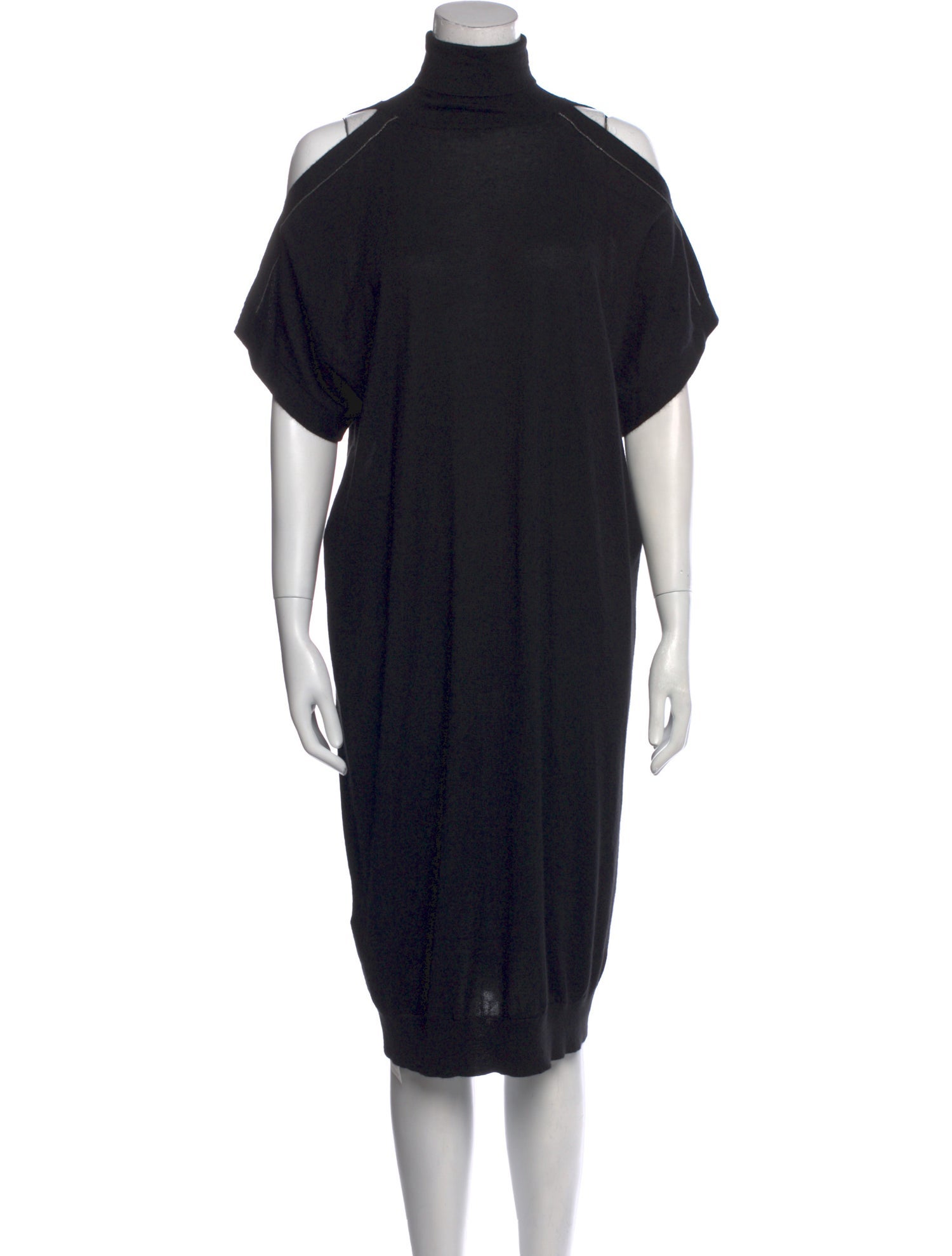 Brunello Cucinelli Cashmere Midi Length Dress