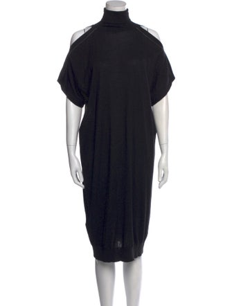 Brunello Cucinelli Cashmere Midi Length Dress