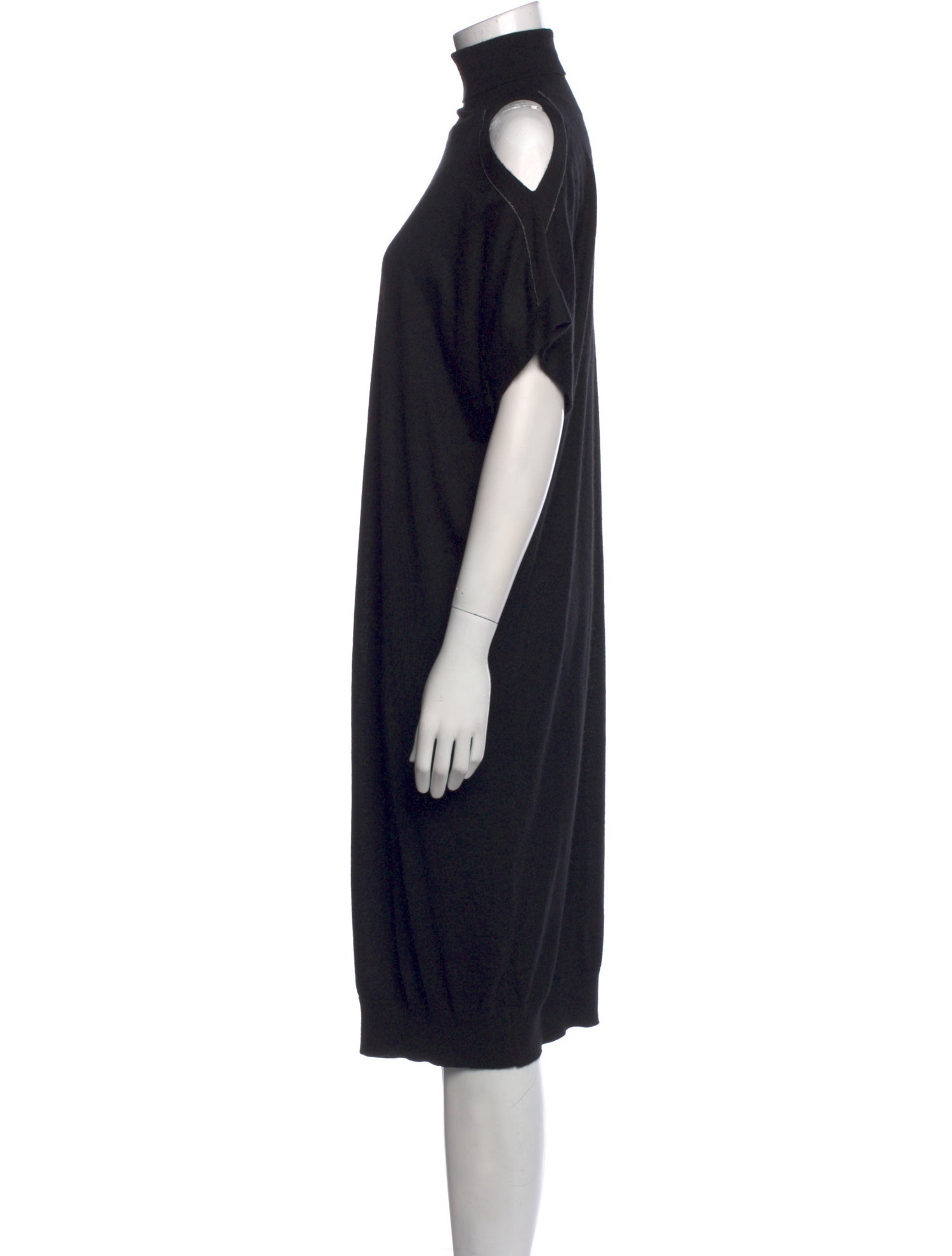 Brunello Cucinelli Cashmere Midi Length Dress