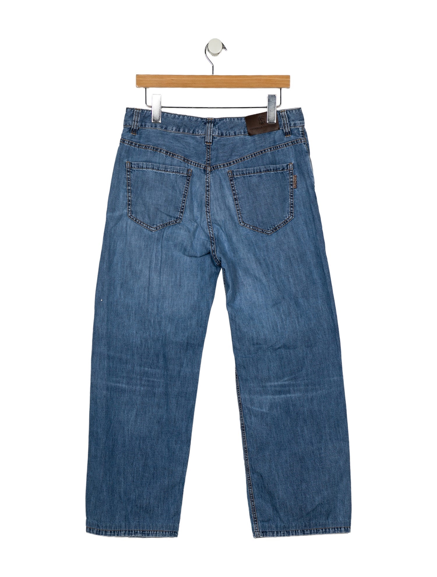 Brunello Cucinelli High-Rise Wide Leg Jeans