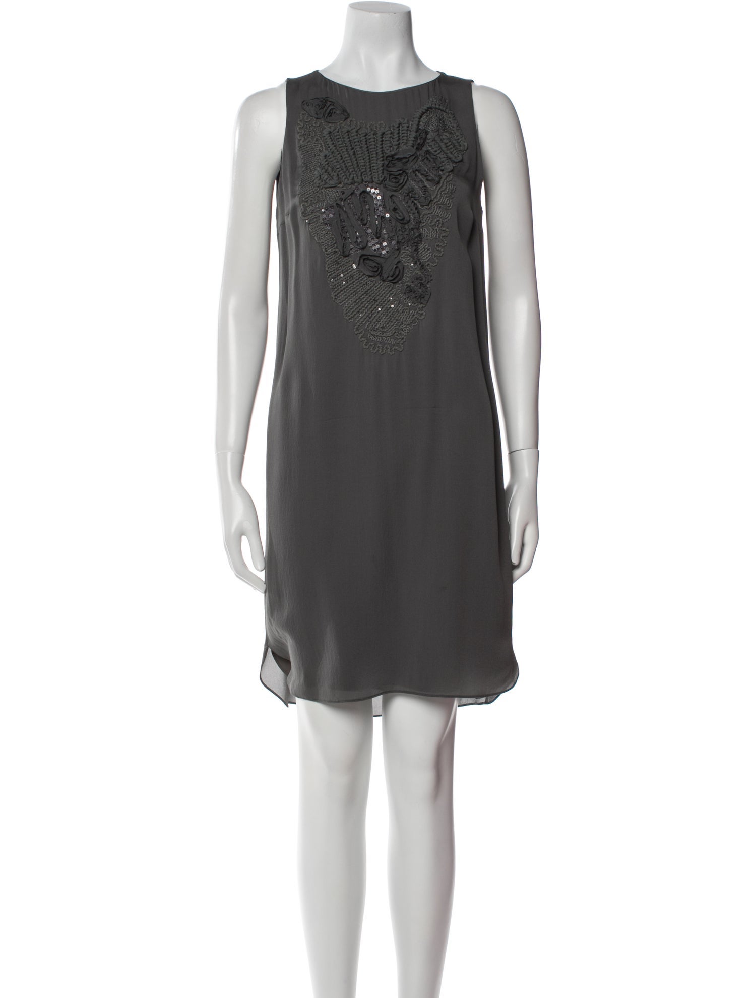 Brunello Cucinelli Silk Knee-Length Dress