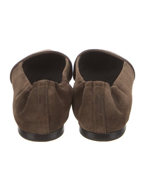 Brunello Cucinelli Monili Suede Flats