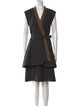 Brunello Cucinelli V-Neck Knee-Length Dress