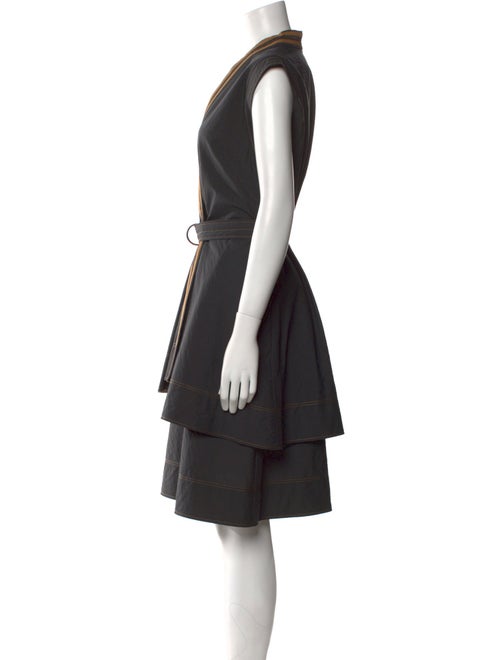 Brunello Cucinelli V-Neck Knee-Length Dress
