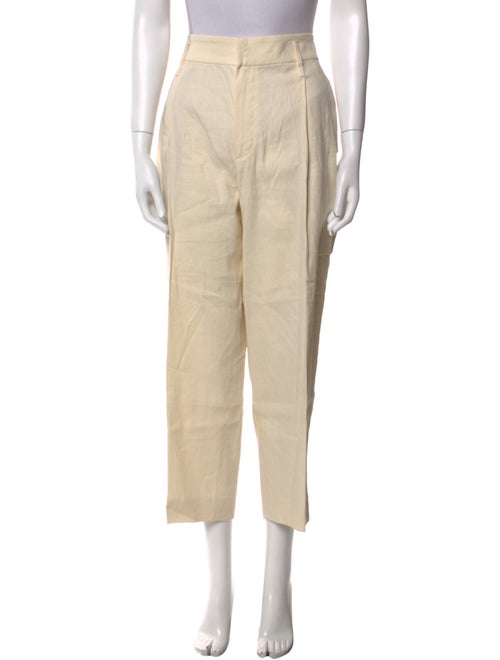 Brunello Cucinelli Linen Wide Leg Pants