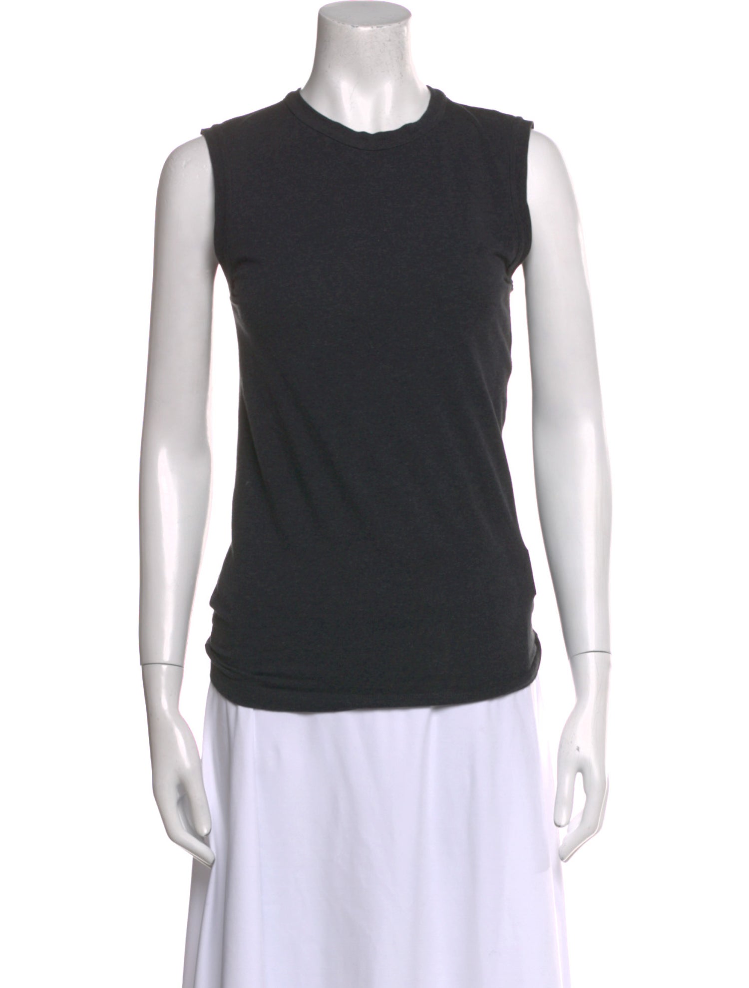 Brunello Cucinelli Crew Neck Sleeveless Top