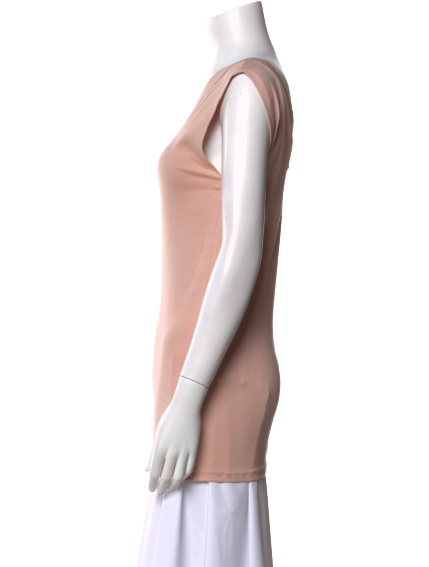 Brunello Cucinelli Cowl Neck Sleeveless Top