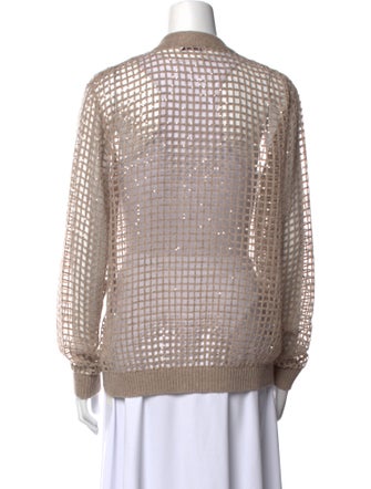 Brunello Cucinelli Cashmere Lace Pattern Sweater