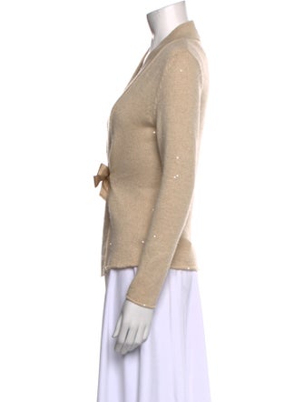 Brunello Cucinelli Cashmere Plunge Neckline Sweater