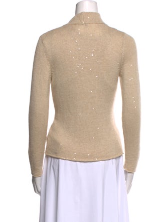 Brunello Cucinelli Cashmere Plunge Neckline Sweater