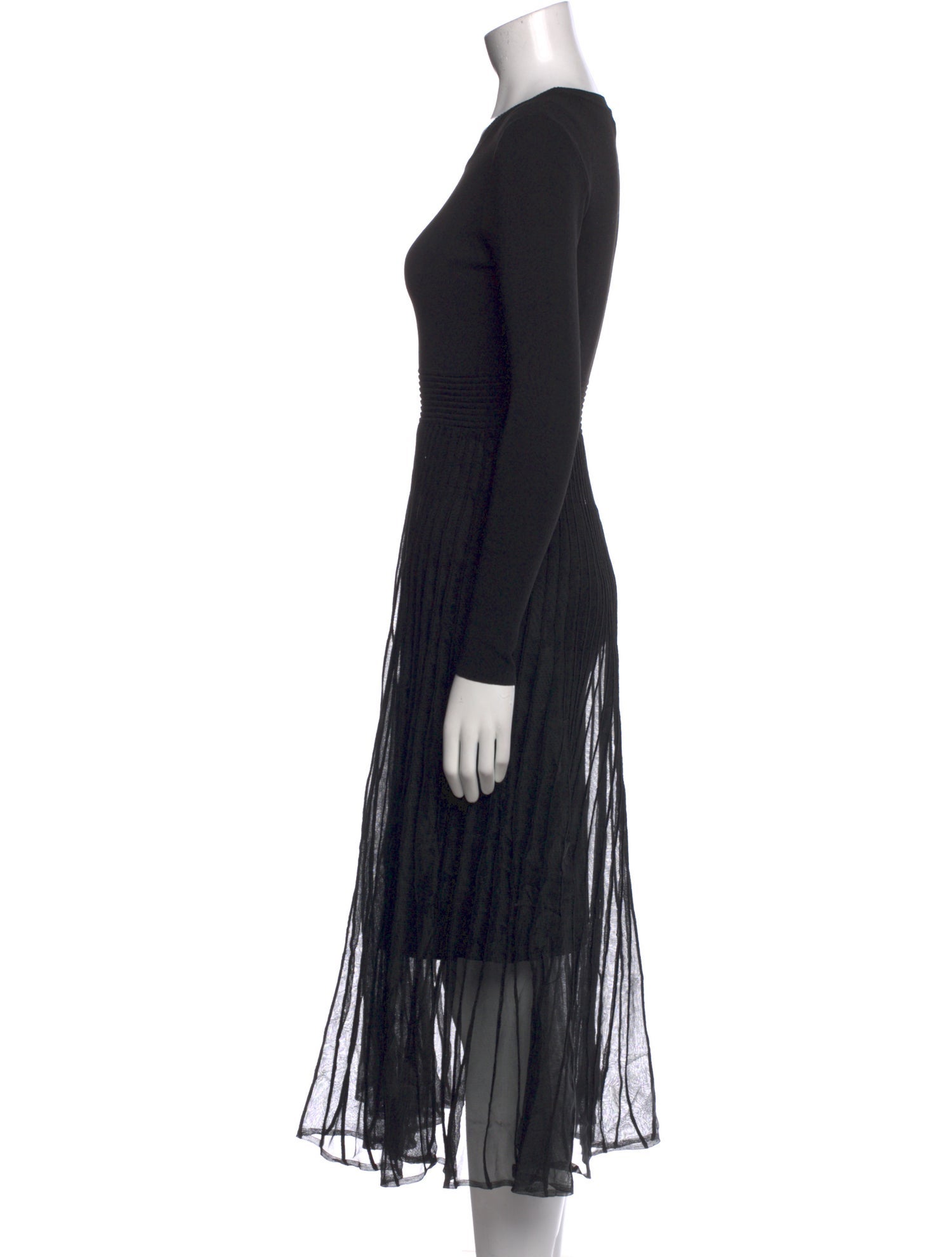 Brunello Cucinelli Crew Neck Midi Length Dress