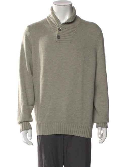 Brunello Cucinelli Cashmere Mock Neck Polo Sweater