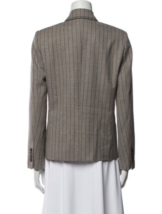 Brunello Cucinelli Virgin Wool Striped Blazer