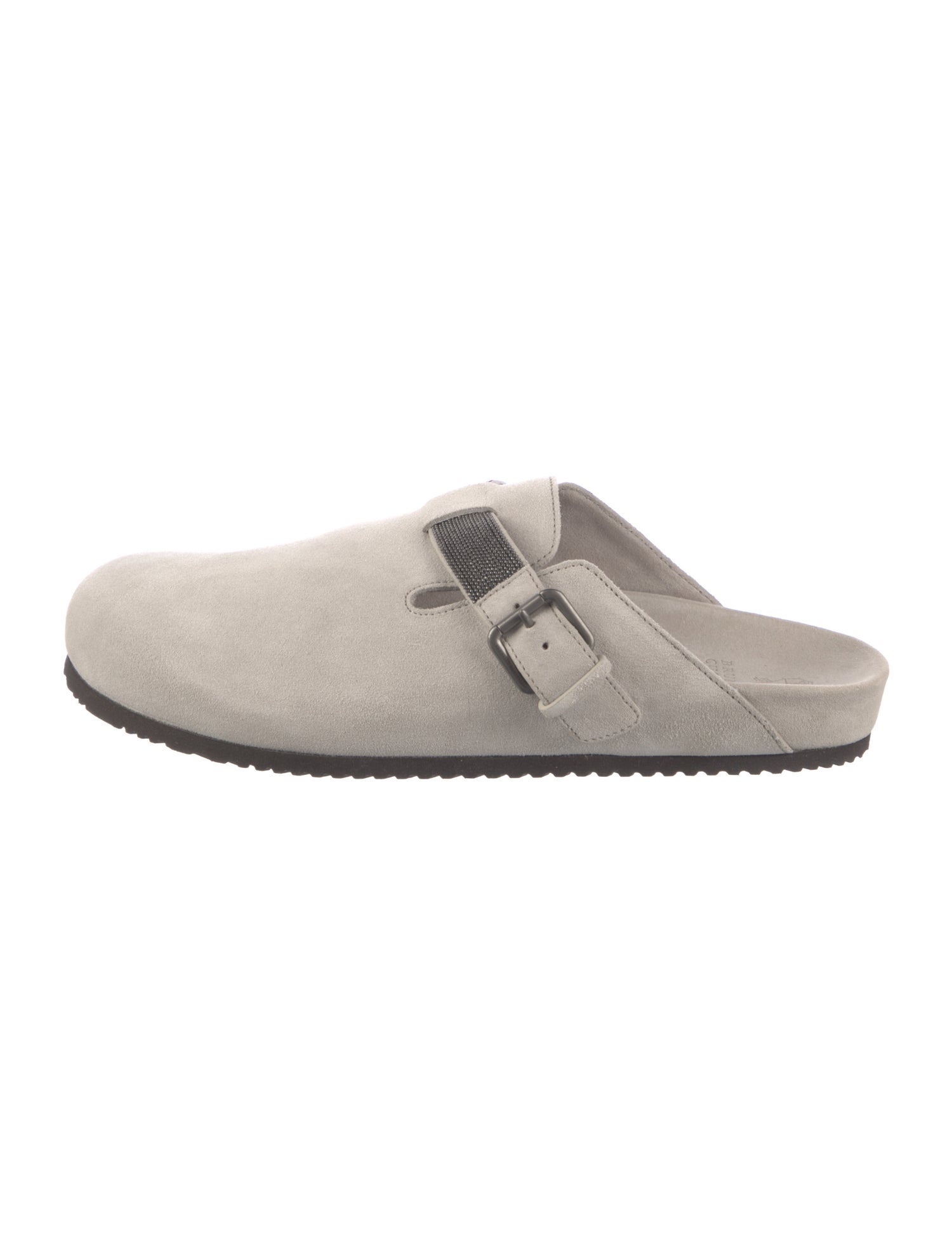 Brunello Cucinelli Monili Suede Mules