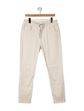 Brunello Cucinelli Mid-Rise Straight Leg Jeans