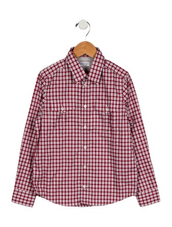Brunello Cucinelli Boys' Plaid Dress Shirt