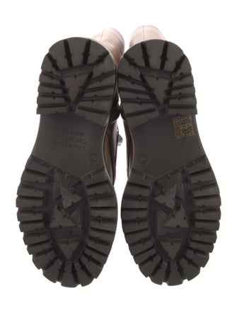 Brunello Cucinelli Leather Combat Boots