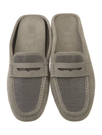 Brunello Cucinelli Suede Mules