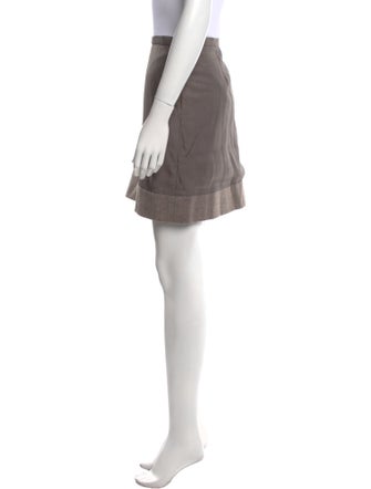 Brunello Cucinelli Virgin Wool Mini Skirt